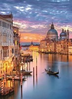 Puzzle 500 Compact Lighting Venice Clementoni