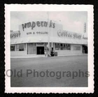 PUMPERNIKS COFFEE SHOP NEON SIGN ENTRANCE OLD/VINTAGE PHOTO- J519