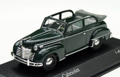 Opel Olympia ´51 Cabriolet Bj. 1951-1953, Atlantikgrün, Minichamps-Modell 1:43