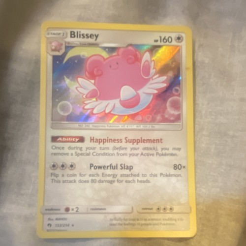 Blissey 153/214 Sm-Lost Thunder Holo