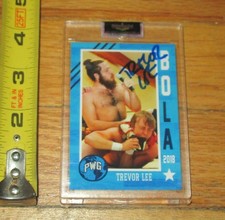 Trevor Lee Cameron Grimes signed Wrestling Trading Card COA BOLA WWE Autographed