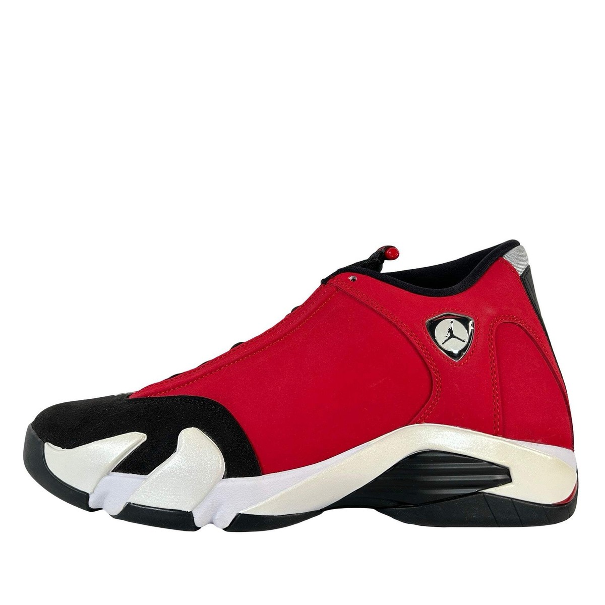 487471 006 Jordan 14 Retro Gym Red Toro - 9.5 M (Yellowing Midsole