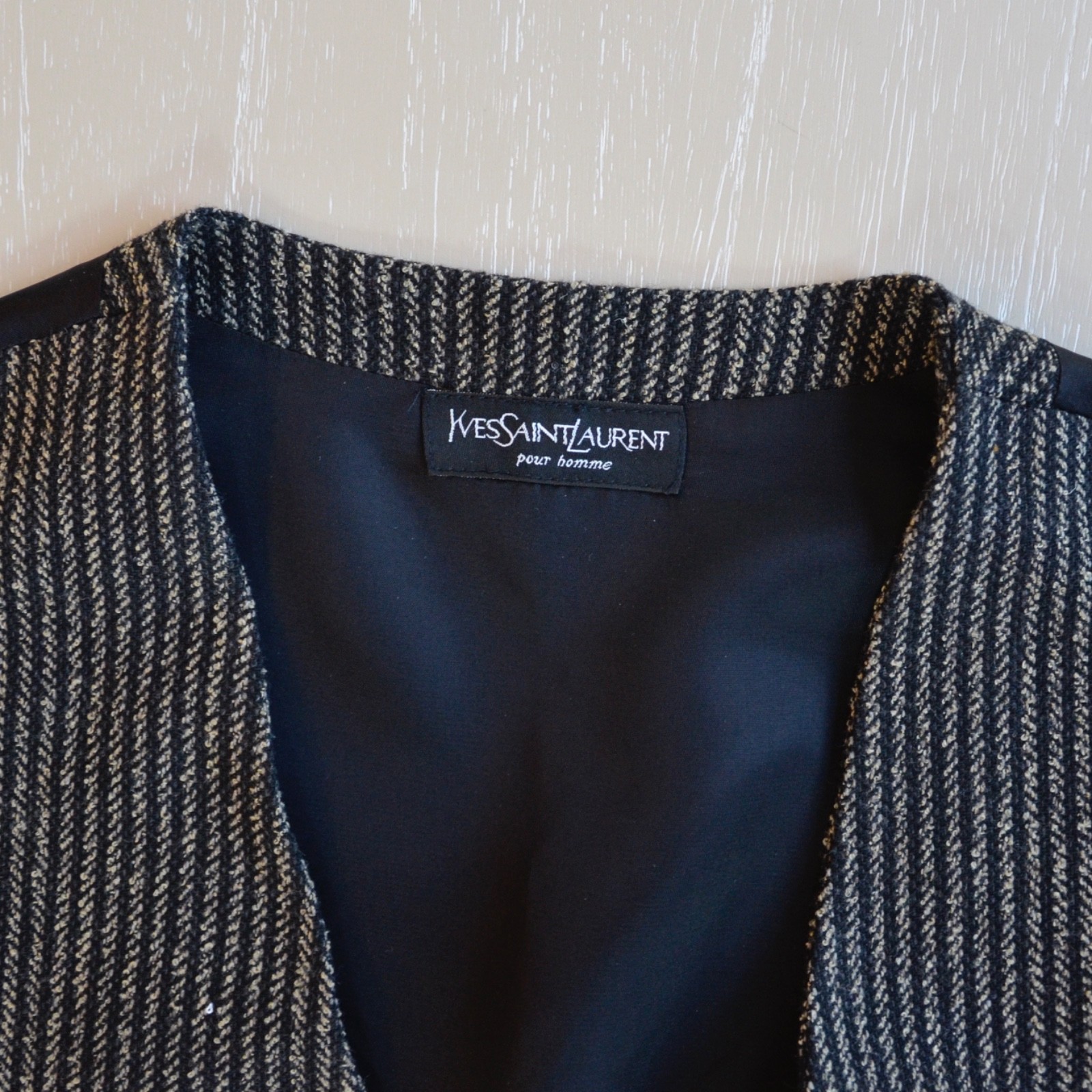 Vintage Waistcoat Yves Saint Laurent Diffusion Po… - image 3