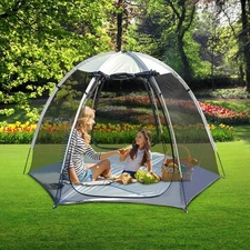 Screen House Tent Portable Canopy with Mosquito Net Outdoor Room Perfect for ...