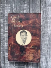 Great African Thinkers : Cheikh Anta Diop ed. Ivan Van Sertima RARE!