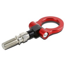 Universal Racing Tow Hook Trailer Ring Red For Japanese Cars Auto