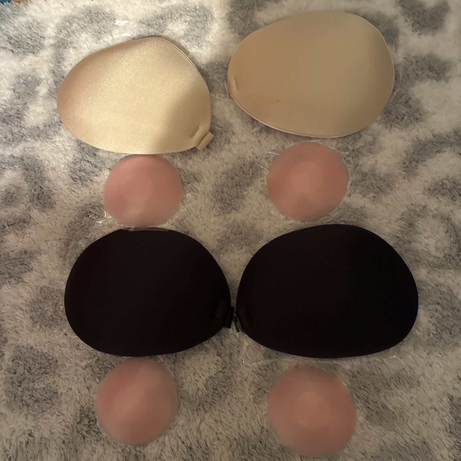 Strapless Backless Sticky Push up Bra - Invisible Adhesive Bra 2 Pack Size A