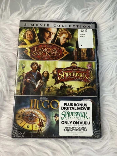 A Series of Unfortunate Events / Spiderwick Chronicles / Hugo DVD NEW - Picture 1 of 4