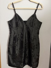 New Dress women Size M Color Black Shine Armpit To Armpit 17 in Long 27in