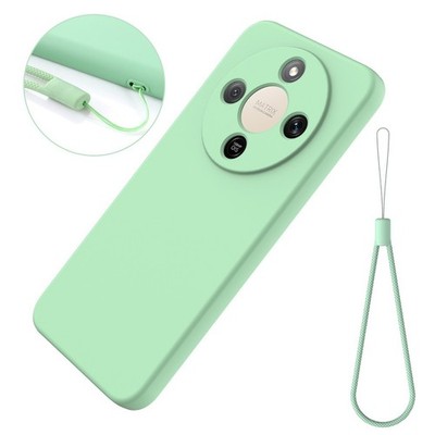For Honor X9d 5G, Shockproof Soft Liquid Silicone Skin Touch Feel Cover Case