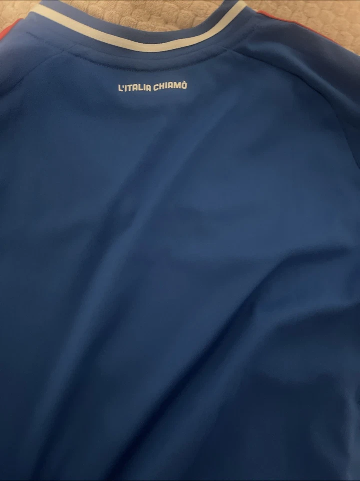 Camisa Adidas Niños Italia Original Talla 11-12 Foto 3 de 3