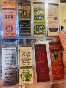 Standard Matchbook 8-pack Of California Restaurants & Food Services