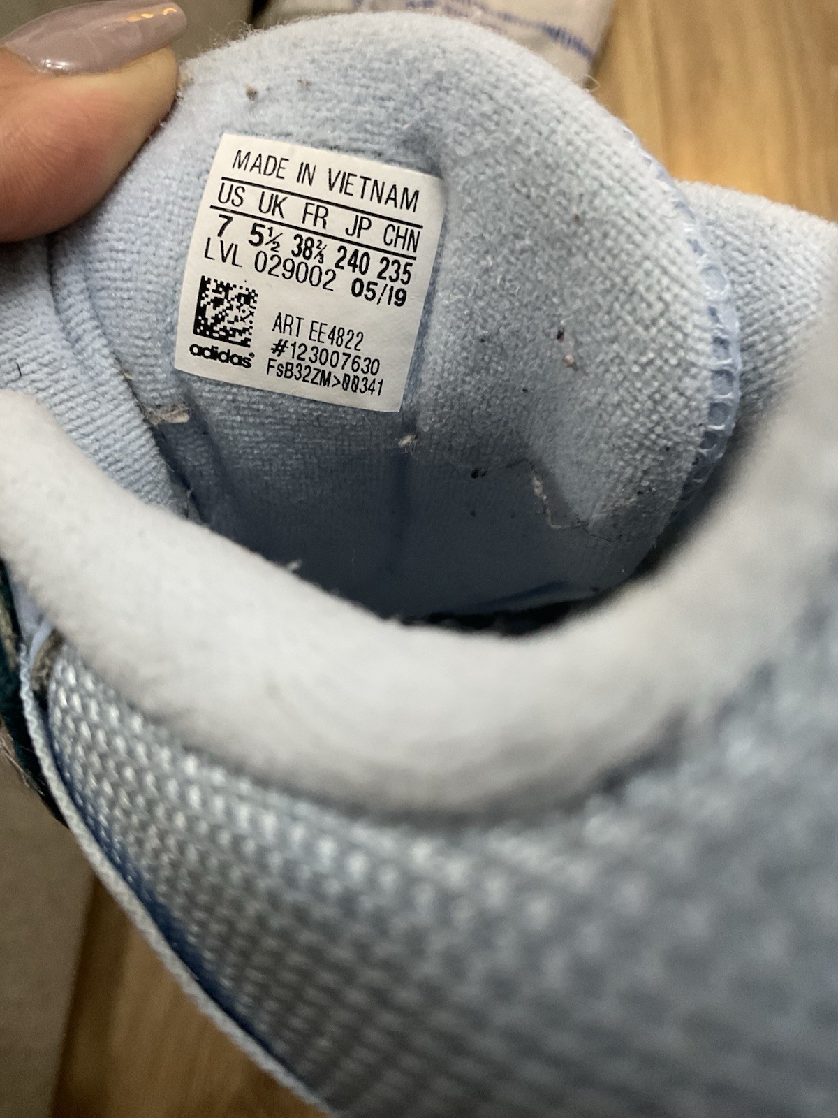 Adidas EQT Gazelle Women’s Trainers Blue Size 5.5 - image 6