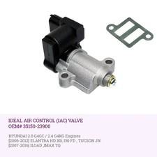 *OEM Quality* Idle Air Control Valve for Hyundai ILoad / IMax TQ 2.4L 4cyl G4KG 