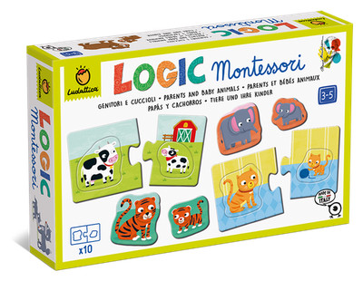 Gadget - Ludattica: Logic Montessori - Genitori E Cuccioli -D- Ludattica