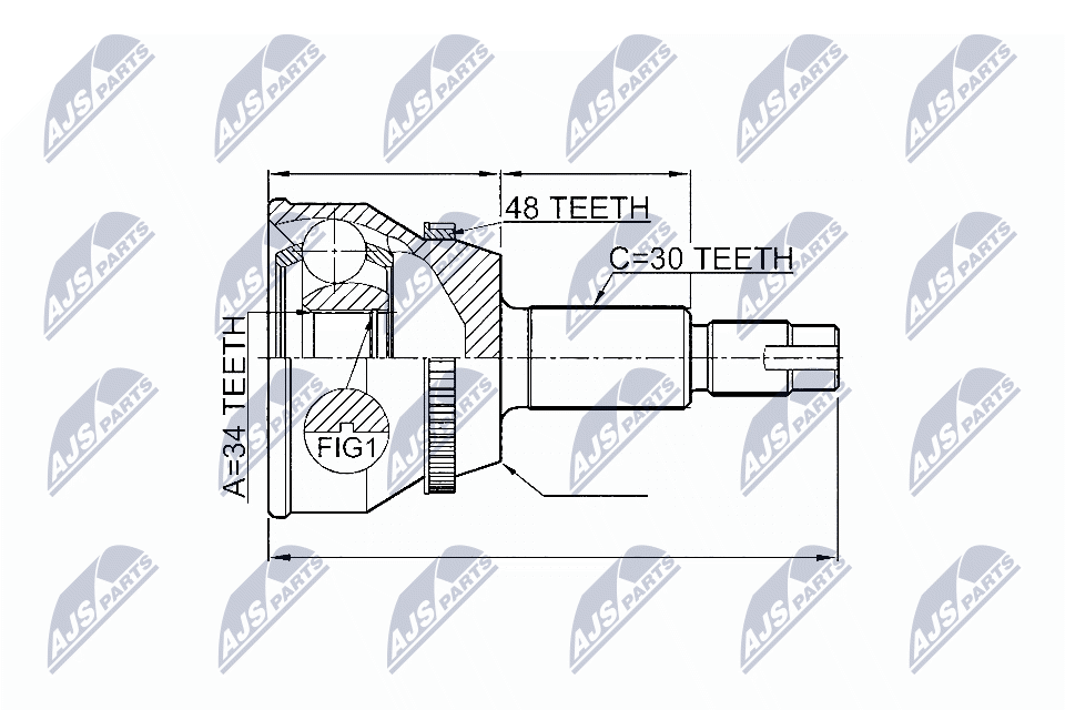 Fits NTY NPZ-TY-073 OUTER CV JOINT ⭐UK Stock⭐ - Image 4