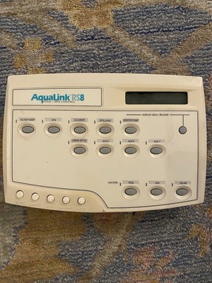 Used Control Panel, Jandy AquaLink RS All Button, 8 Function, RS8 Pcb 6473-E