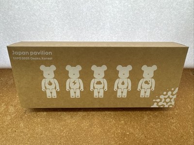 New Sealed Osaka Kansai Expo Japan Pavilion Limited Edition Bearbrick  5PC SET