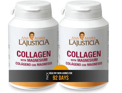 Ana Maria Lajusticia, Collagen with Magnesium, 2 PACK, 180 Tablets (360 total)
