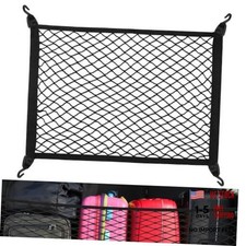 Cargo Net 60x40cm - Elastic Nylon Car Trunk Net with 4 Car Trunk Nets