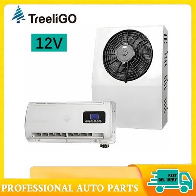 Treeligo 12V Cooling Split Air Conditioner Kit For Pickup Truck Forklift