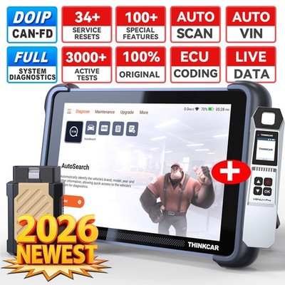 ThinkScan 689BT TPMS Programmer Bidirectional Diagnostic Tool OBD2 Scanner CANFD