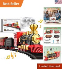 Train Set - Train Toys for Boys with Smokes, Lights and Sound, Toy Train Set ...