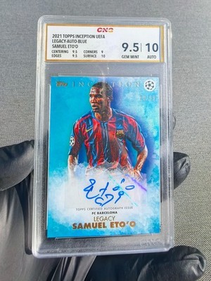 Topps Inception 2021-22 Samuel Eto'o Autograph 20/49 FC Barcelona Auto CNG
