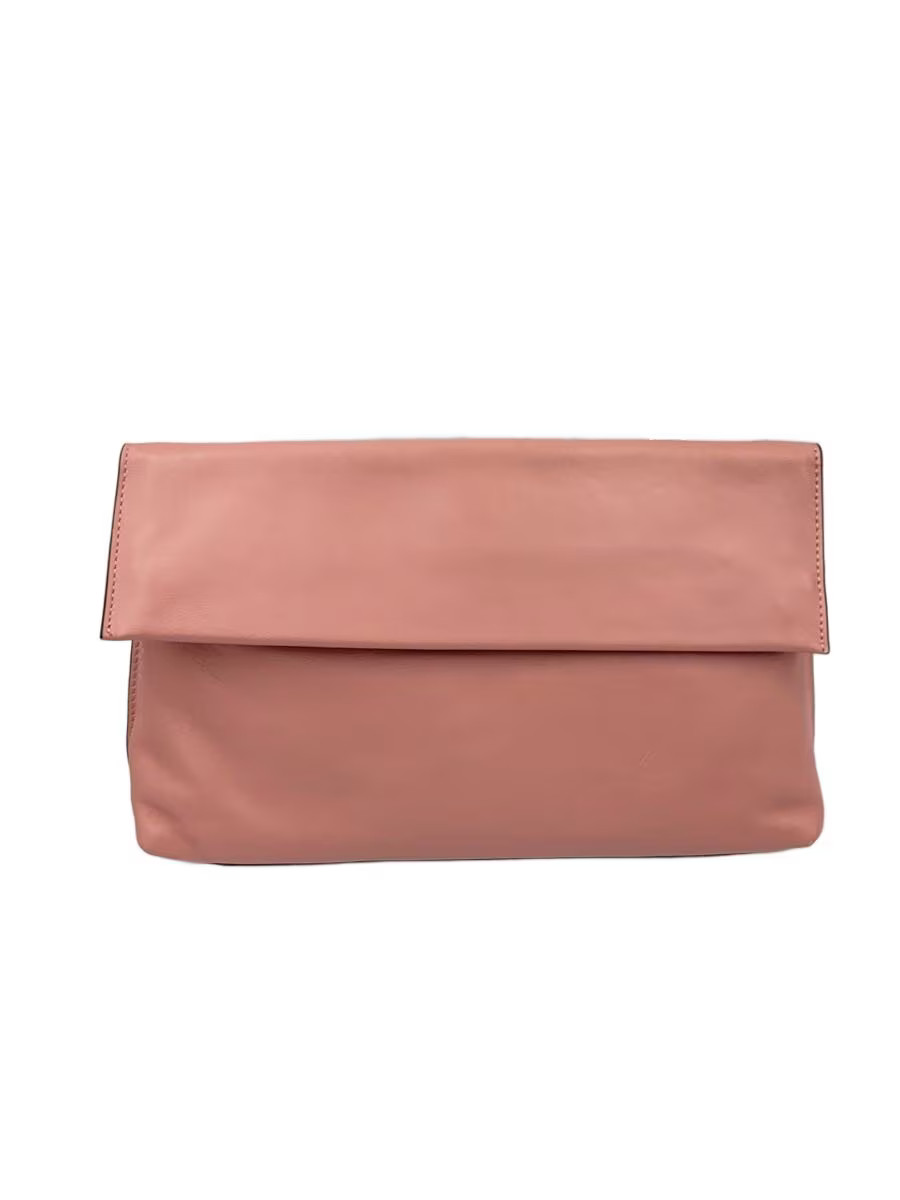 ECCO Clutch Bag, Cowhide Leather, Pink, 910467390492