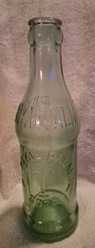 Vintage Coca Cola Royal Palm Soda Embossed Bottle 6 fl oz