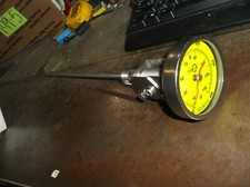 NIB REOTEMP LL1201D63-HVPY THERMOMETER 50-300F 12" STEM 3" FACE 1/2" NPT (673)