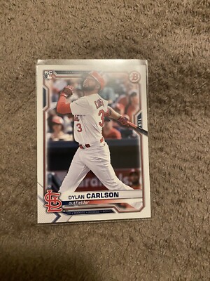 2021 Bowman Baseball Dylan Carlson #35 Rookie Card RC St. Louis Cardinals NM/M