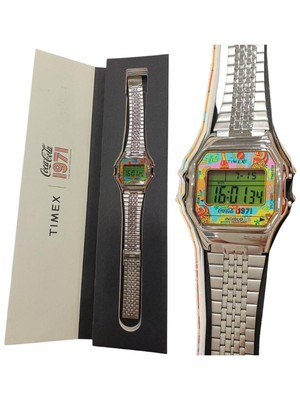TIMEX TW2V25900 Coca Cola Classic Digital Stainless Steel Bracelet  