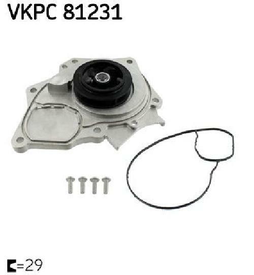 Water pump VKPC 81231 SKF for VW AUDI SEAT SKODA CUPRA - Image 17