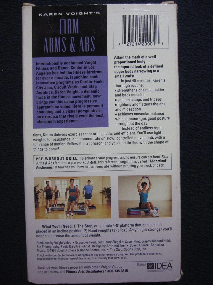 Karen Voight - Firm Arms and Abs [VHS Tape] [1991] - Image 2 of 2
