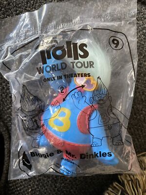 2 TROLLS World TOUR Toy #9 Biggie & Mr Dinkles McDonalds May 2020 & Guy Diamond7