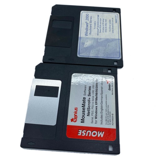 FLOPPY DISKS 3.5" 1.44MB 2HD IBM-FORMATTED DRIVE STORAGE HIGH DENSITY LOT OF 2 - 第 4/12 張圖片