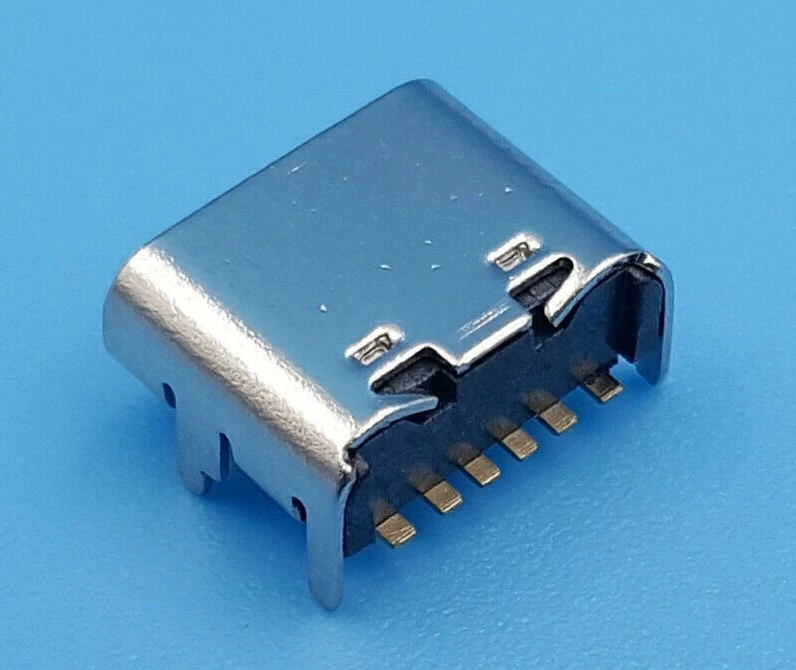 Connecteur à souder USB 3.1 type C femelle female SMT connector to solder 6 pins - Photo 4/4