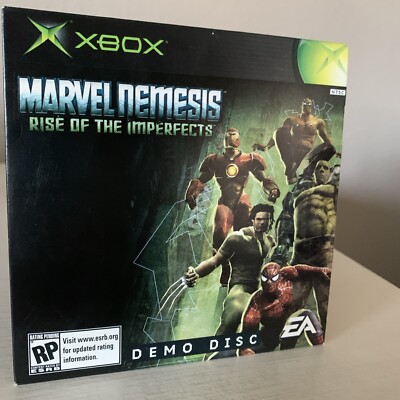 Marvel Nemesis Rise of the Imperfects Original Xbox Demo Disc New w/Seal 2005 EA