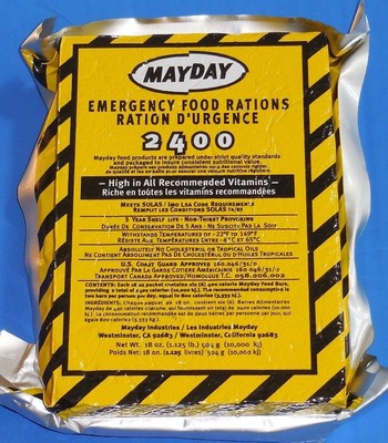 #ad 3 Day Food Bar Supply Emergency Survival FB24 RATION CAR KIT BUG MAYDAY 2400 CAL $18.95