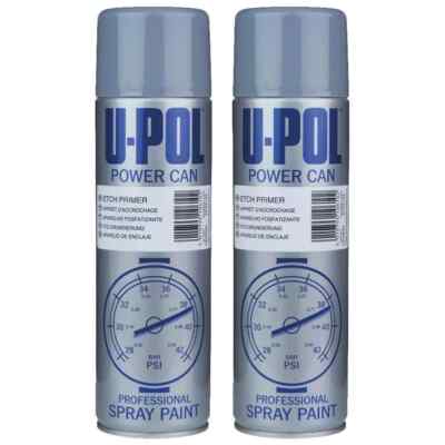 2x UPOL ETCH Grundierung GRAU Dose Metall Aerosol 500ml Sprühfarbe Profi 