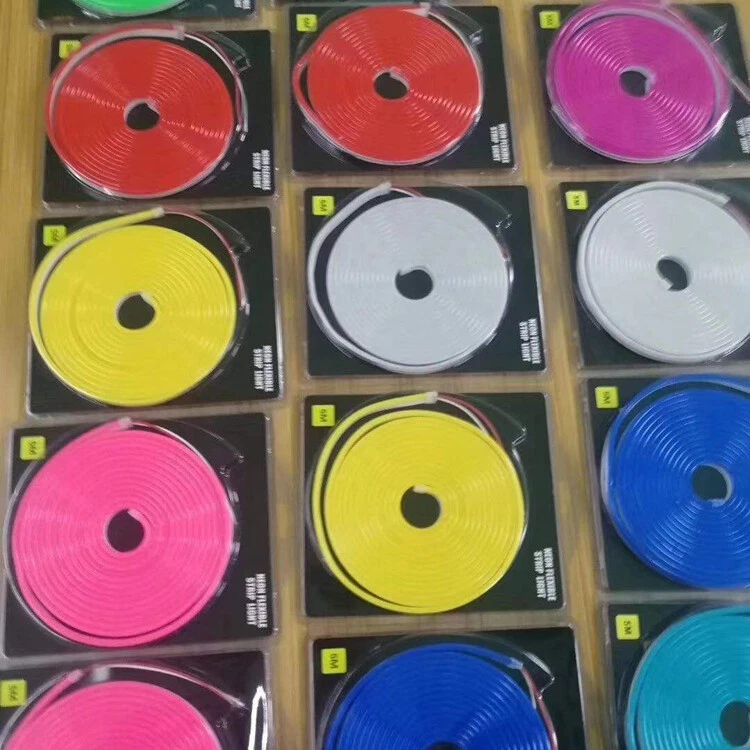 Custom 12V Flexible Waterproof Neon Lights Silicone Tube LED Strip 5m Lamp Bar - Image 4 of 4