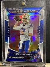 Josh Allen  2022 Panini Rookies & Stars #AI-1 Airborne Blue Prizm /50