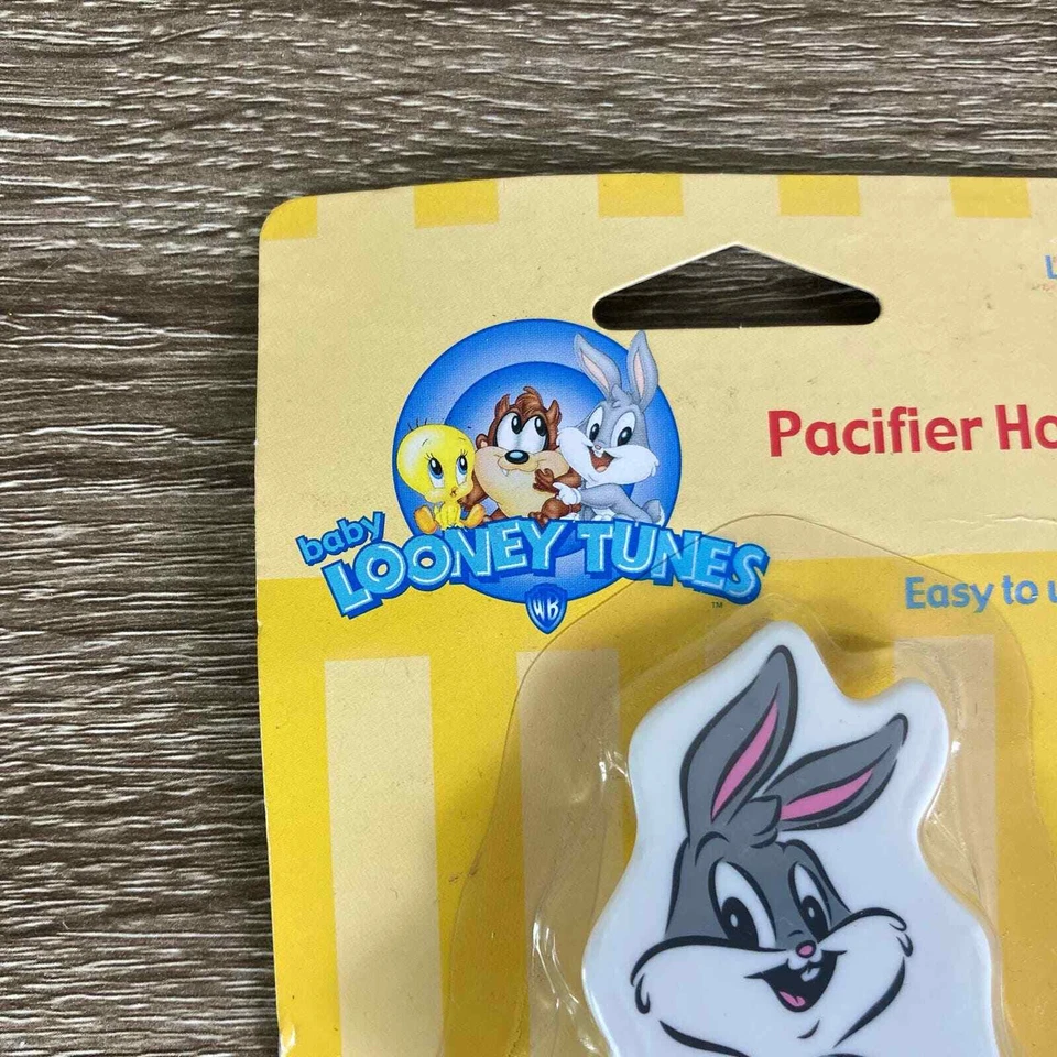 Clip para chupete Looney Tunes niños niñas niños pequeños bebés mordedor seguro diversión nuevo en caja Foto 3 de 4