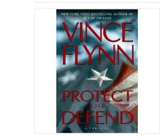 PROTECT AND DEFEND by Vince Flynn FREE SHIP hardcover book Mitch Rapp thriller