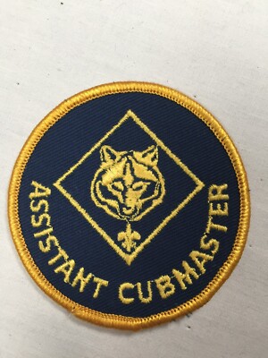 Cubmaster Position Patch Assistant Cubmaster cloth plastic back adult BSA Position Patch | eBay