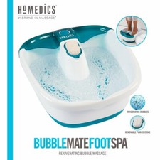HoMedics Bubble Mate Heated Foot Spa Bubble Foot Massager