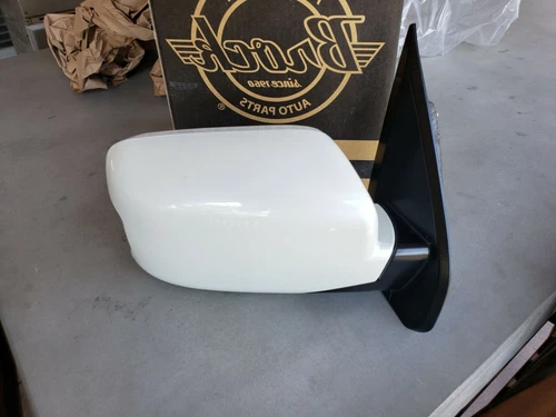 NEW WHITE PEARL Mirror fits HONDA PILOT 09-15 Passenger w/Heat-Memory-Signal