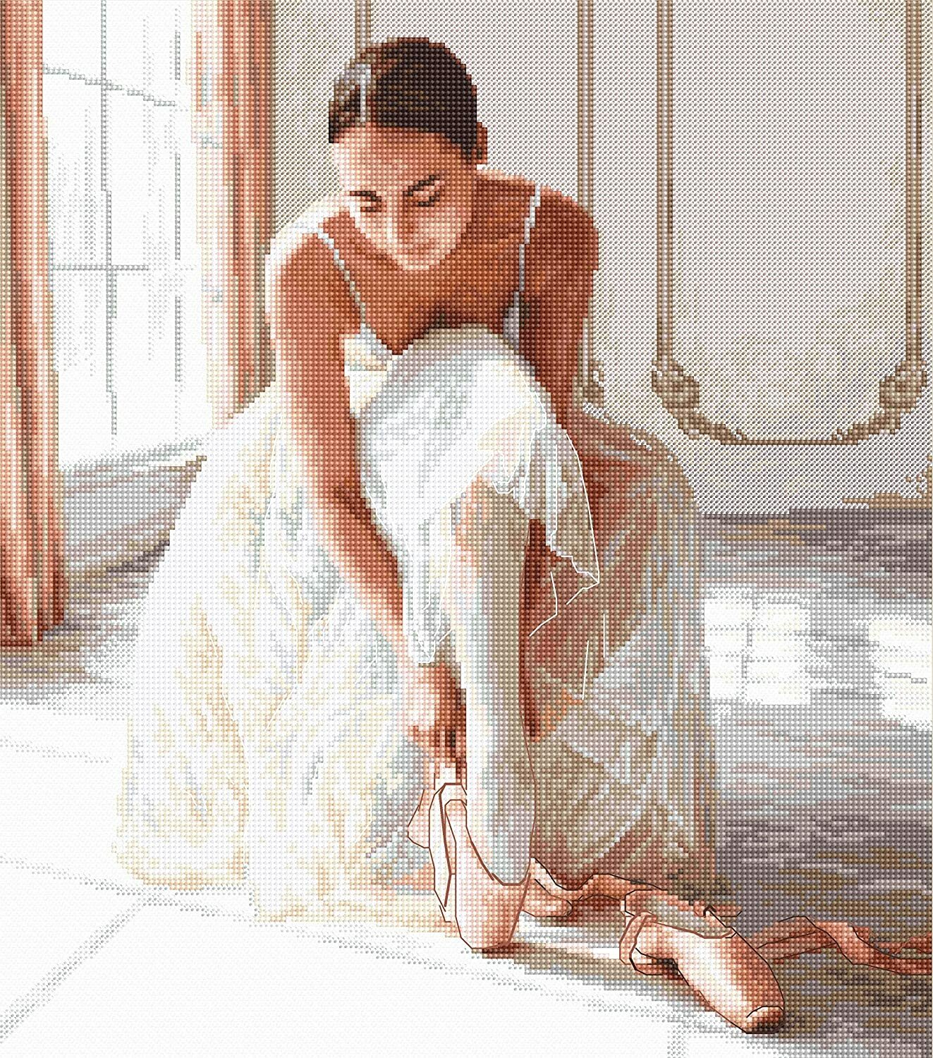 Letistitch Cross Stitch Kit -  A Beautiful Moment, Ballerina Leti 941