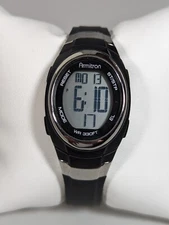 Armitron All-Sport Digital Day Date Alarm Timer WR 100 mm Silicone Band Watch